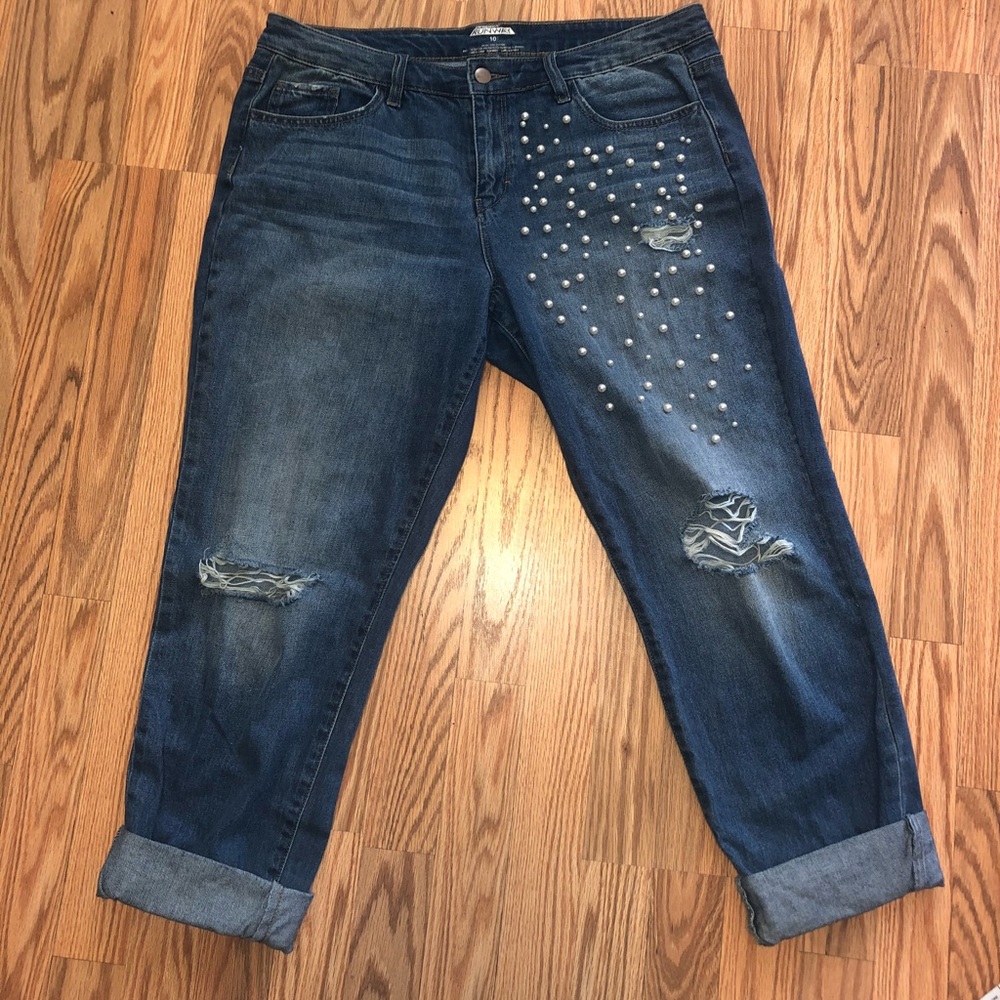 Project run way pearl bf jeans